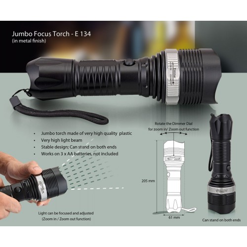  JUMBO FOCUS TORCH (WITH ZOOM IN/OUT FUNCTION)