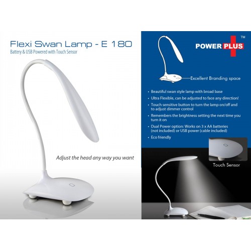 FLEXI LAMP: SWAN LAMP WITH BROAD BASE