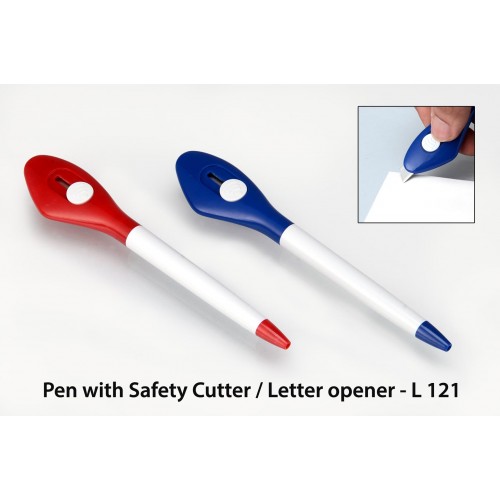 PEN WITH SAFETY CUTTER / LETTER OPENER