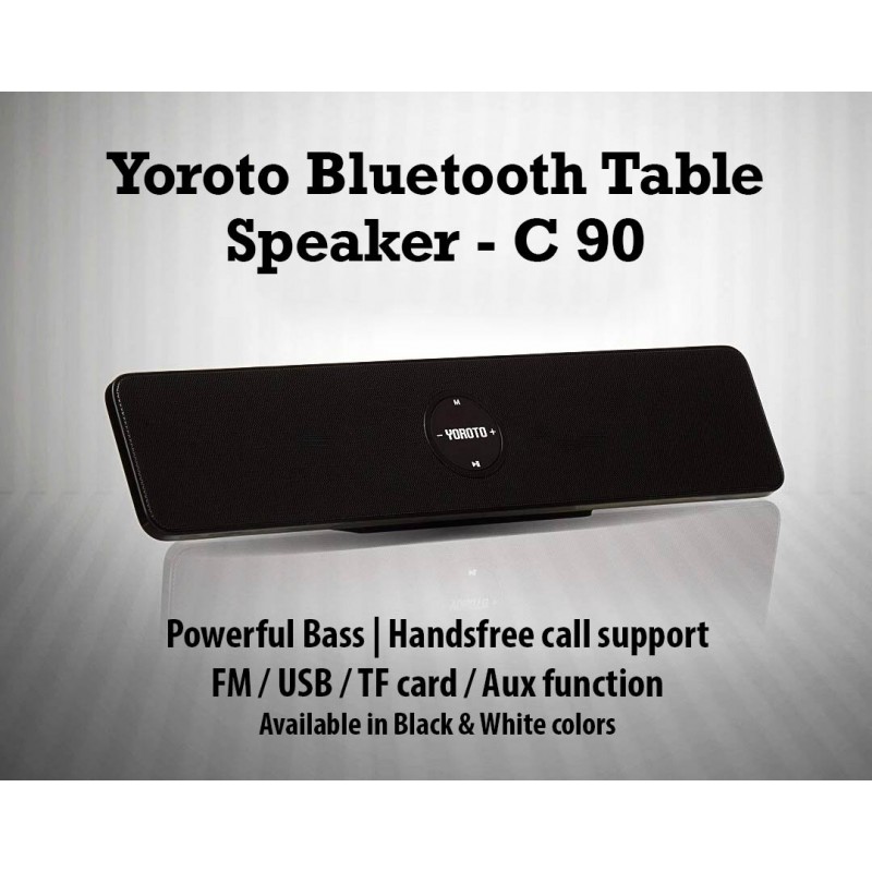 YOROTO BLUETOOTH TABLE SPEAKER | POWERFUL BASS | H...