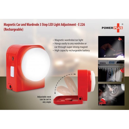 MAGNETIC CAR AND WARDRODE 3 STEP LED LIGHT (RECHARGEABLE)